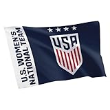 Desert Cactus US Soccer Flag USWNT United States Women's National Team 100% Polyester Indoor Outdoor 3x5 feet Officially Licensed Gear (USA Soccer - H)