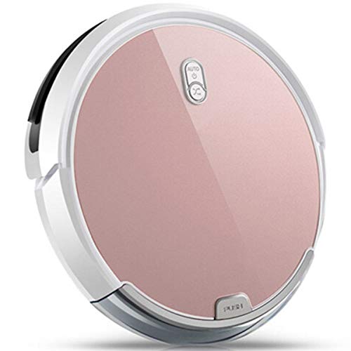 ZLAHY Cleaning Robot Robotic Vacuum Cleaner Automatic Intelligent Cleaning Robot Smart Drive Zigzag Smart Sweeping Strong Suction Power,Pink