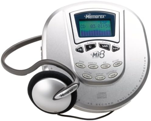 Memorex MPD8507CP Personal CD/MP3 Player with 120 Seconds of MP3 Anti-Skip Protection
