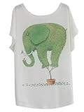 La touche unique ? Son adorable motif animal mignon! Ce t-shirt blanc femme est le must-have parfait pour ajouter une note de gaité à votre garde-robe.