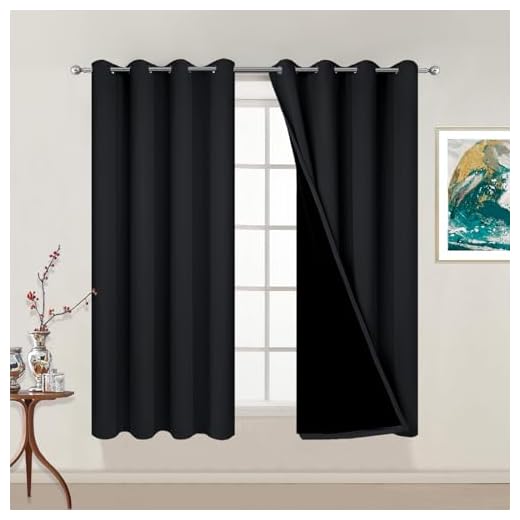 Yakamok 54 Inch Blackout Curtains