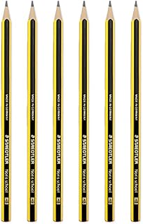 Staedtler WOPEX Noris ołówki szkolne - 180N-HB zanurzone - opakowanie 6 szt. - klasa HB