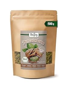 Biojoy BIO-Pistazien roh (500 g), geschält und ungesalzen, Pistazienkerne ohne Zusatzstoffe