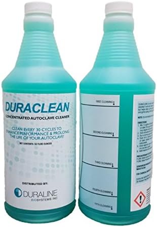 Autoclave Cleaner, Sterilizer Cleaner, liquid solution, 4 bottles,32 oz. each, 5 Cleanings per bottle
