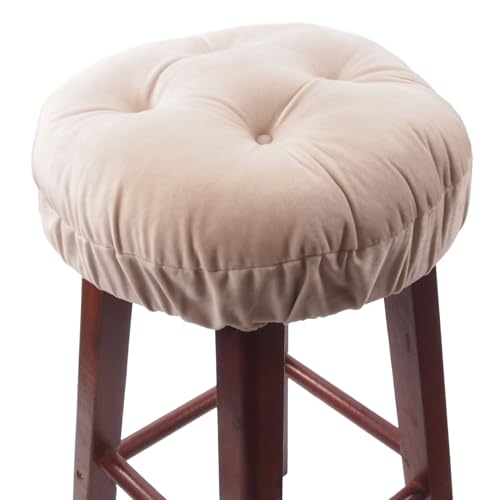 Augld Bar Stool Cushion Soft Velvet Padded Round Stool...