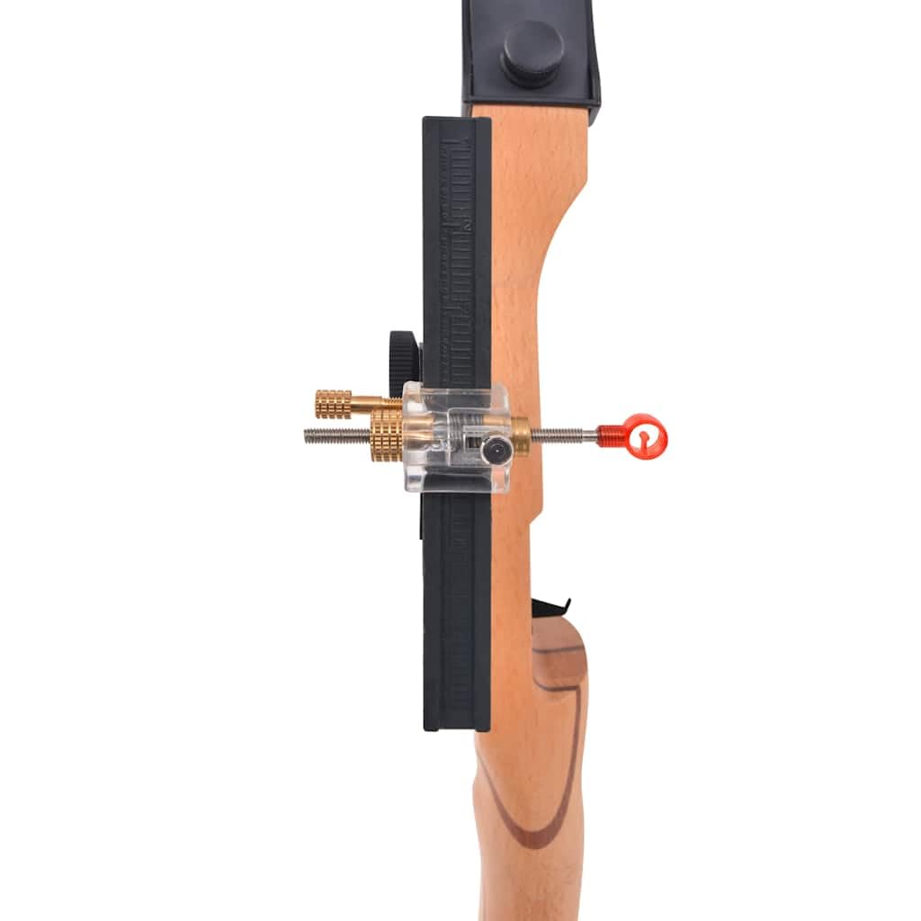 vidaXL Arco Ricurvo per Adulti Tiro a Segno Sportivo Elegante Robusto Preciso Sport per Principianti 173 cm 14,5 kg in Legno e Nylon