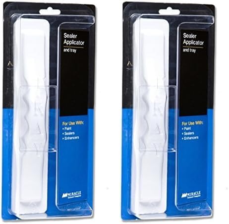 Miracle Sealants APLTRAY8 Mira Brush Applicator & Tray, Single (Pack of 2)