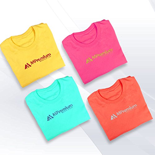 Mipremium Silver Glitter Heat Transfer Vinyl Htv, Glitter Iron On Vinyl (Pack Of 4 Sheets), For T Shirts Sports Clothing, Garments & Fabrics, Easy To Cut Press & Apply Silver Glitter Vinyl (Silver) #TOP2