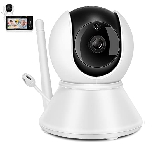 BURNNOVE Cámara para Monitor de Vídeo para Bebés de SM51(Debe Estar Conectada a una Pantalla de Monitor de Bebé de 5 Pulgadas para Usar)(Pantalla no Incluido) Cover