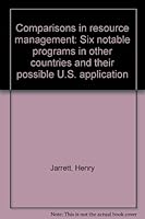 Comparisons in Resource Management B0000CLCP2 Book Cover