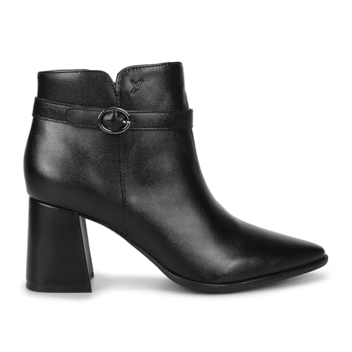 YOHO Women Comfortable Boots Collection | Extra Cushioned Foot Bed And Skin Friendly Ankle Boot With Heels | Trendy, Stylish, Casual Boots | Winter, Snow And Holiday Outings