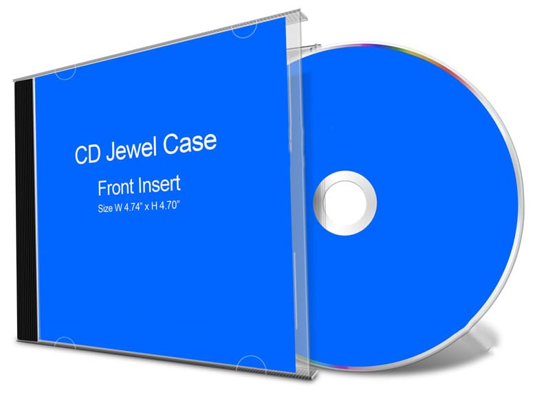 Image of CD /DVD Jewel Case with 10.4 mm Clear Tray, Scratch Protection for CD /DVD /Blu-ray Disc (Pack of 20)