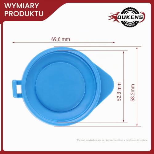 Korek wlewu spryskiwacza, 643237 Korek zbiornika płynu do spryskiwaczy dla Citroen C5 C6 dla Peugeot 407 3008 5008
