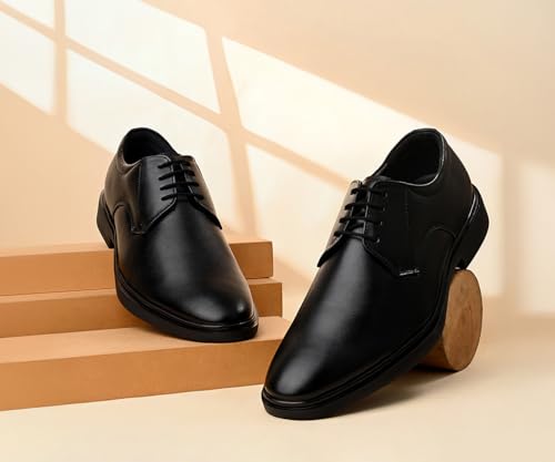 Image of LOUIS STITCH Genuine Leather Shoes for Men | Formal Shoes for Men | EVA Sole Comfort Cushion| LSFX-JB