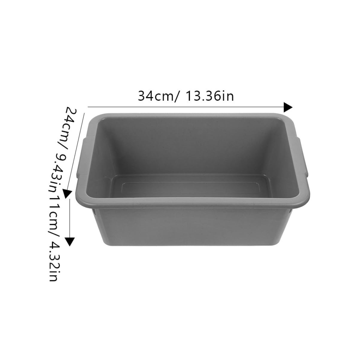 Lavello da cucina leggero spesso RecuPlastic Rack per piatti e frutti di mare, ideale per pizzerie e fast food, facile da strappare e pulire