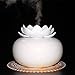 yywl Diffusore di Aromi Nuovo diffusore di Aroma umidificano Lotus Air per l'abitazione Yoga Aromaterapia Olio Essenziale Diffusore Olio Mini USB Ceramics Mist Maker