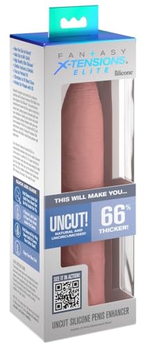 Pipedream Fantasy X-tensions Elite Uncut Silicone Penis Enhancer - Light Light 17,8 cm