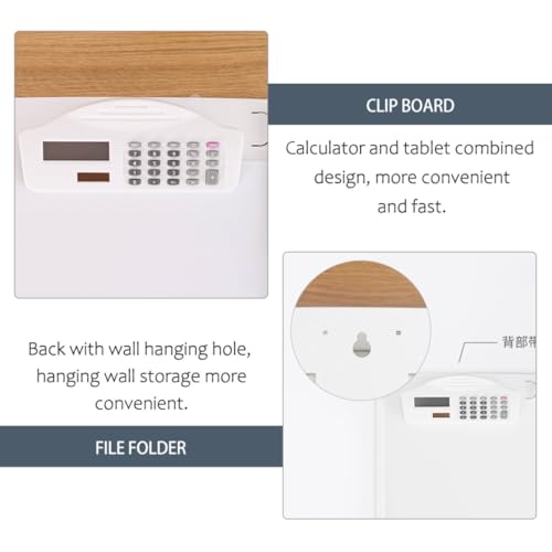 Porte-documents avec calculatrice pour optimiser la prise de note