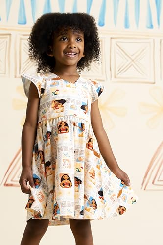 Image of monica + andy Short Sleeve Let's Dance Dress, Organic Cotton Playwear Clothes for Girls, Kids, Toddler & Infant Sizes
