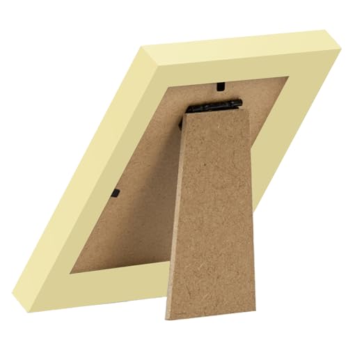 Image of JCJMY 3x4 Picture Frame Gold for Wall Hanging or Tabletop, Wall Mounting Horizontally or Vertically, 3 x 4 Wall Gallery Poster Photo Frame with Shatter Resistant Plexiglass, Gold