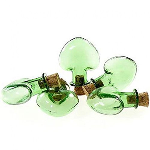 Bottigliette in vetro, confezione da 5, colore