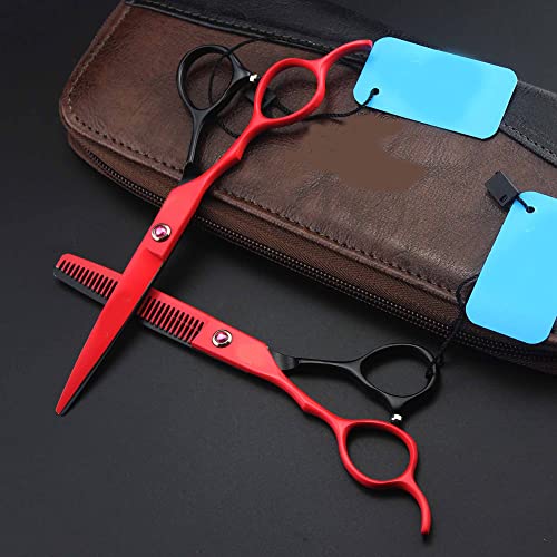 Ciseaux coiffure gaucher salon ensemble amincissant 6 pouces