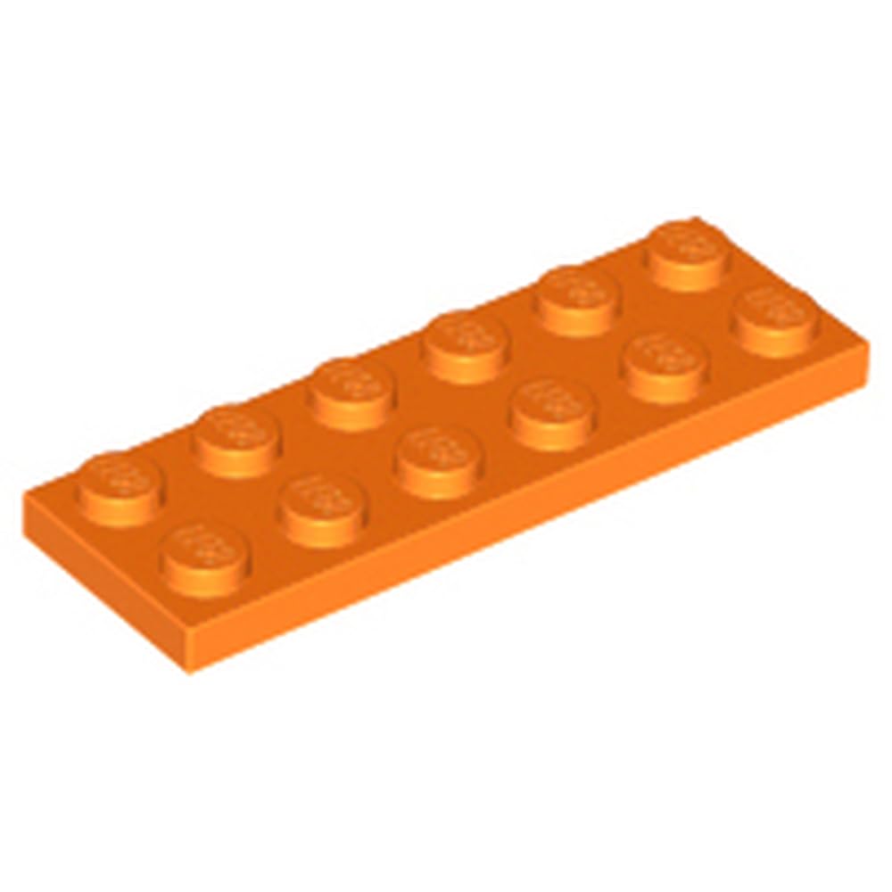 LEGO Plate 2 x 6 Part 3795, Part 3795, Choose Your Colour (Orange, 50, Bricks) — image 1