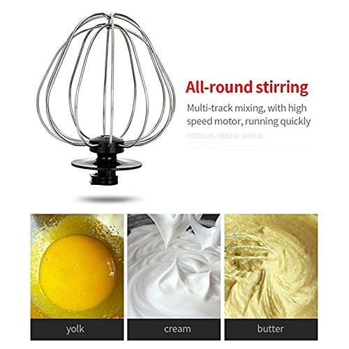 Feixunfan Küchenmaschine 1300W 6.5L Elektrische Mixer-Sahne Schlagmaschine Für Das Hausbacken für Brot Kuchen (Farbe… – Bild 4
