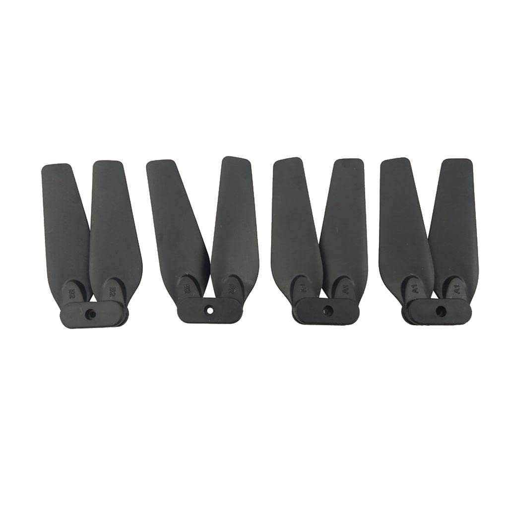 MagiDeal Set Hélice & Protection & Train D'atterrissage pour E58 S168 JY019 RC Drone