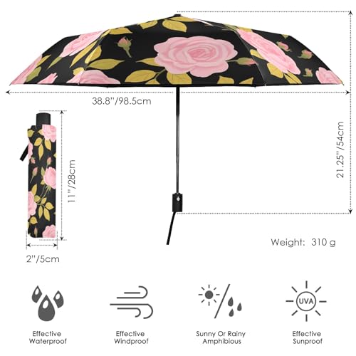 Parapluie pour la pluie et le soleil résistant aux fortes tempêtes - 3