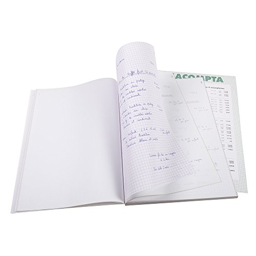 Exacompta 3301E Durchschreibbuch kariert 5x5 29,7/21 50 Blatt dreifach durchschreibend