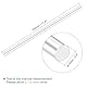 QUARKZMAN Aluminium Rundstab 16mm x 300mm Massiver Drehbank Rundstangen Aluminium Stäbe für DIY Handwerk Packung Gartendekoration RC Modell Industrie Maschinen 1 Stück