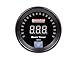 QUICKCAR RACING PRODUCTS Lap Timer, Quick Timer, 2-1/16 in Diameter, Digital Display, LED Indicator Lights, Black Face, Each