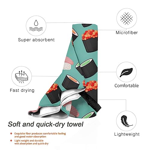 Serviette de bain sushi sans sable microfibre pour adulte - 4