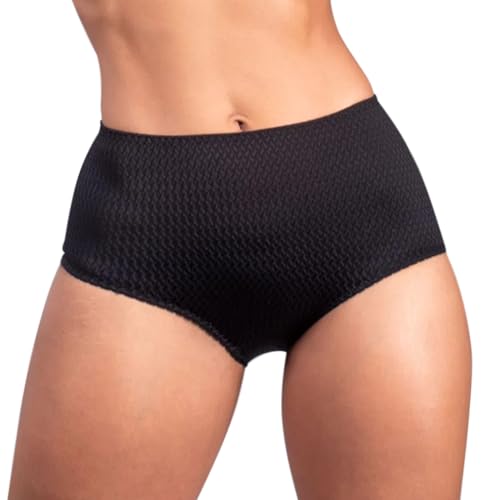 Calcinha Duloren Cintura Alta Mondrian 129520 11-Preto G