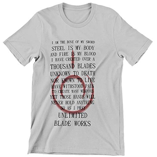 Fatestay Night Unlimited Blade Works Saber ToosakaRin Archer EmiyaShirou Fate Stay Night Unlimited Blade Works Archer and Shirou Quote with Command Seal Tshirt, Long Sleeve, Sweatshirt, Hoodie