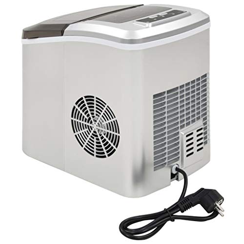 vidaXL Eiswürfelbereiter 2,4 L 15kg/24h Eiswürfelmaschine Eiswürfel Ice Maker – Bild 7