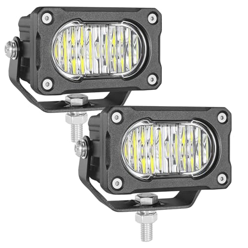 Image of LED Pod Lights, 2Pcs 40W 3 Inch Flood Driving Lights Small LED Off Road Light Pods Ditch Lights backup Light for Truck Motorcycle UTV ATV SUV Boat Dirt Bike Surron