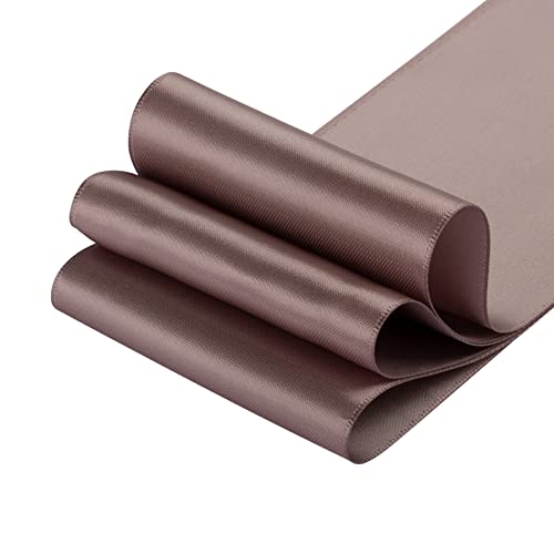 Double Faced Satin Ribbon, 75mm X 22M, Solid Polyester Craft Ribbon, Perfect for Gift Wrapping Crafts - Image 3