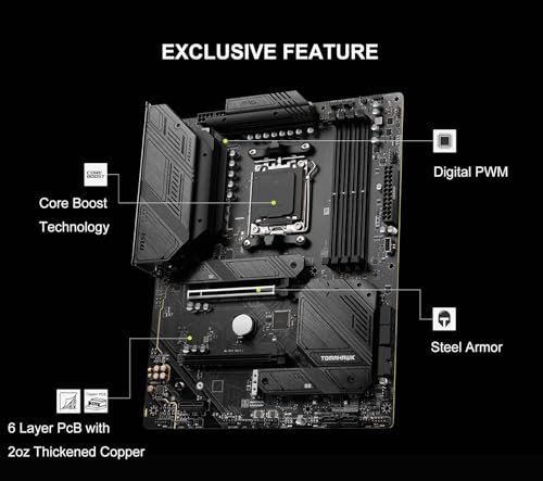 Image of INLAND Micro Center AMD Ryzen 7 7800X3D 8-Core16-Thread Desktop Processor with MSI MAG B650 Tomahawk WiFi AM5 DDR5 Gaming Motherboard