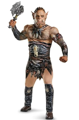 Disguise Men's Warcraft Durotan Muscle Costume, Multi, Medium