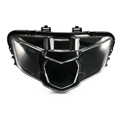 ONETREND Faro Motocicleta Faro LED Negro Retro Motocicleta Para Y15ZR V2 Modelo Deportivo Luz Para Bicicleta Calle Luz Alta Headlight Moto(Smoke)