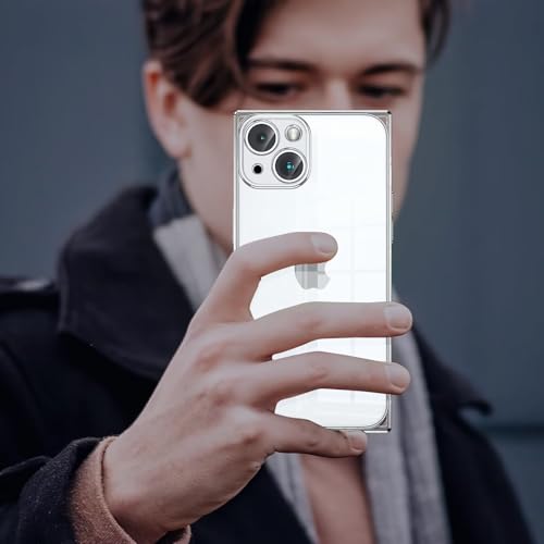 Tzomsze Case Compatible with iPhone 16 Clear Case,Camera Protection,Reinforced Corners TPU Slim Shockproof Case Cover for Women Girls 6.1 inch-Clear by Tzomsze - Image 6