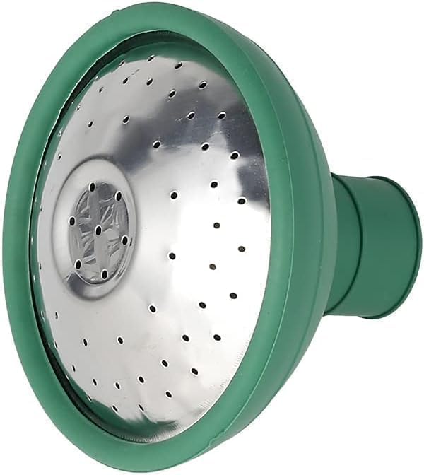 Green Universal Garden Watering Can Rose Head Water Sprinkler Sprayer Fit All Watering Can Rose Watering Can Spout Cover Nozzle Replacement Gardening Watering Equipment