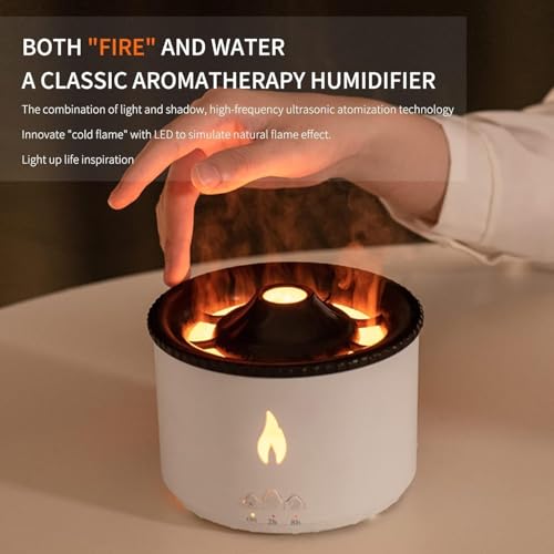 Image of DesiDiya Diffuser for Room Moisture, Aroma Diffuser for Home, Cool Mist Small Quiet Air Humidifier, Ultrasonic Essential Oil Diffuser Electric for Car, Office, Babies, Home, Plant (Volcano)