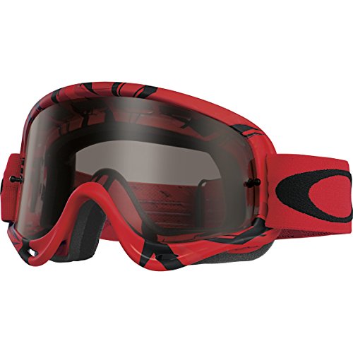 Oakley O-Frame MX Intimidator Goggles (Red/Black Frame/Dark Grey Lens)