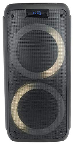 Rockville Rock Party 8 Dual 8" Battery Powered Home/Portable Bluetooth Speaker, Black #TOP6