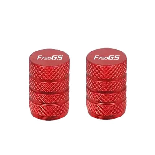 Bouchons de valve de pneu moto rouge BMW F750GS pièces universelles