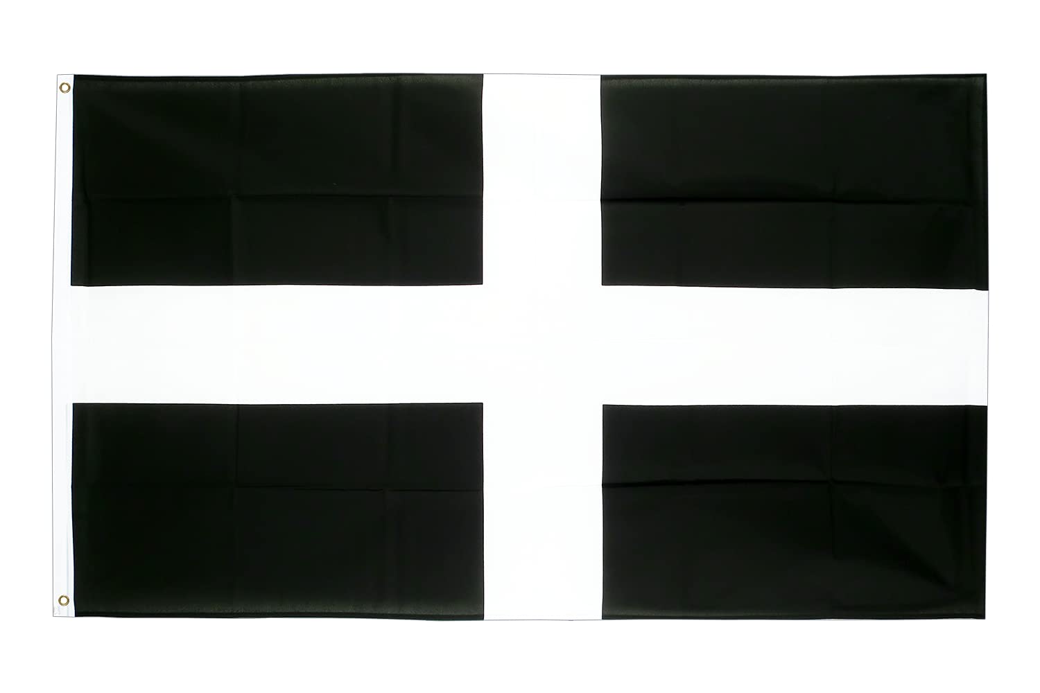 AZ FLAG Saint Piran's Flag 90x60 cm 100D Polyester 2 Grommets