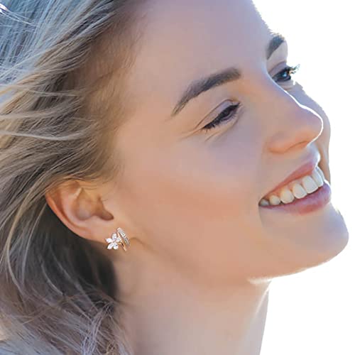 Drop Earrings Set Fashion Earrings In Stainless Steel Circle Round Earrings Woman Creative Earrings Geometric Diamond Shaped Crystal Earrings For Women Dainty Drop Earrings (A, One Size) #TOP7